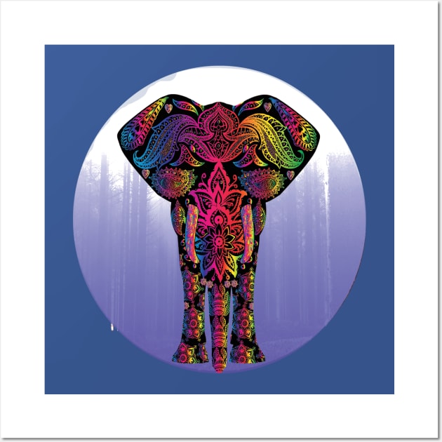 Funny elephant story Wall Art by Fancy store